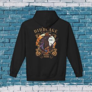 Hoodie with Birdcage Saloon Design